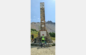 Sébastien au col de l'Izoard 2360 m