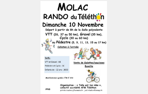 Rando Téléthon Molac