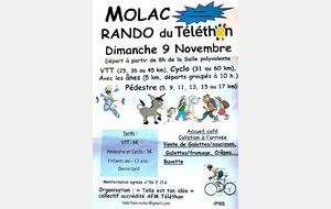 Rando Téléthon Molac 